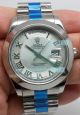 2014 New Rolex Day-Date Oyster Silver Roman Dial Watch (5)_th.jpg